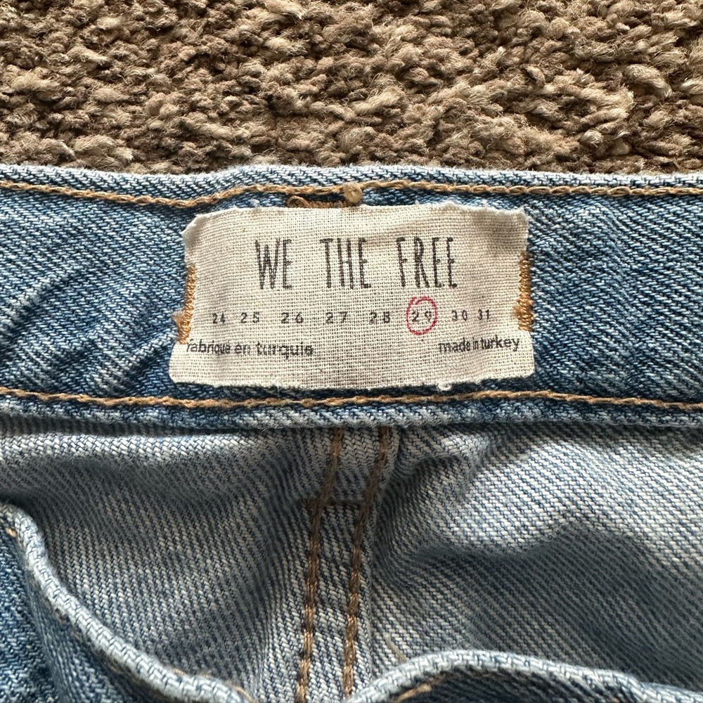 Free People Distressed Jeans Crop 29 - Picture 4 of 6